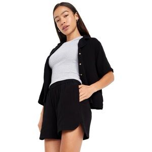 NWT Old Navy Demi Double Weave Cotton Pull on Shorts